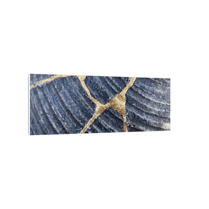 Shibui Water Ripple Canvas Art - Kintsugi Gold Repair