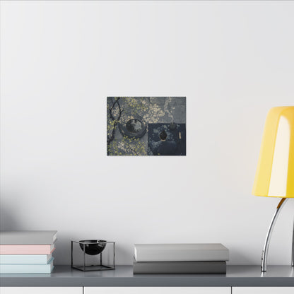 Spring Incense Smoke Ukiyo E Inspired Canvas Art | Tranquil Decor