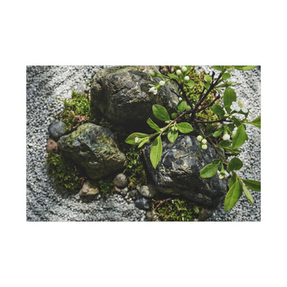 Zen Ceramic Bowl in Dappled | Karesansui Canvas Art