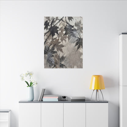 Shadow Play Texture Canvas Art | Cozy Japandi Art