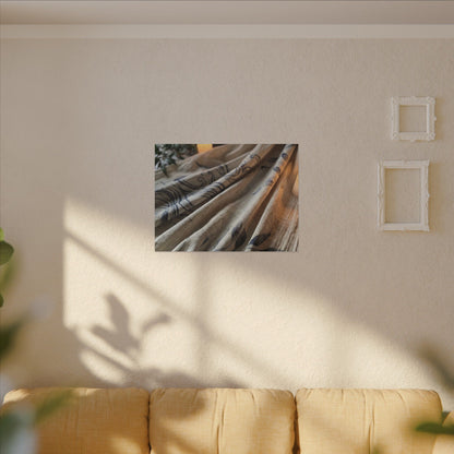 Fukinsei Silk Drape Canvas Art - Japandi Japanese Pattern
