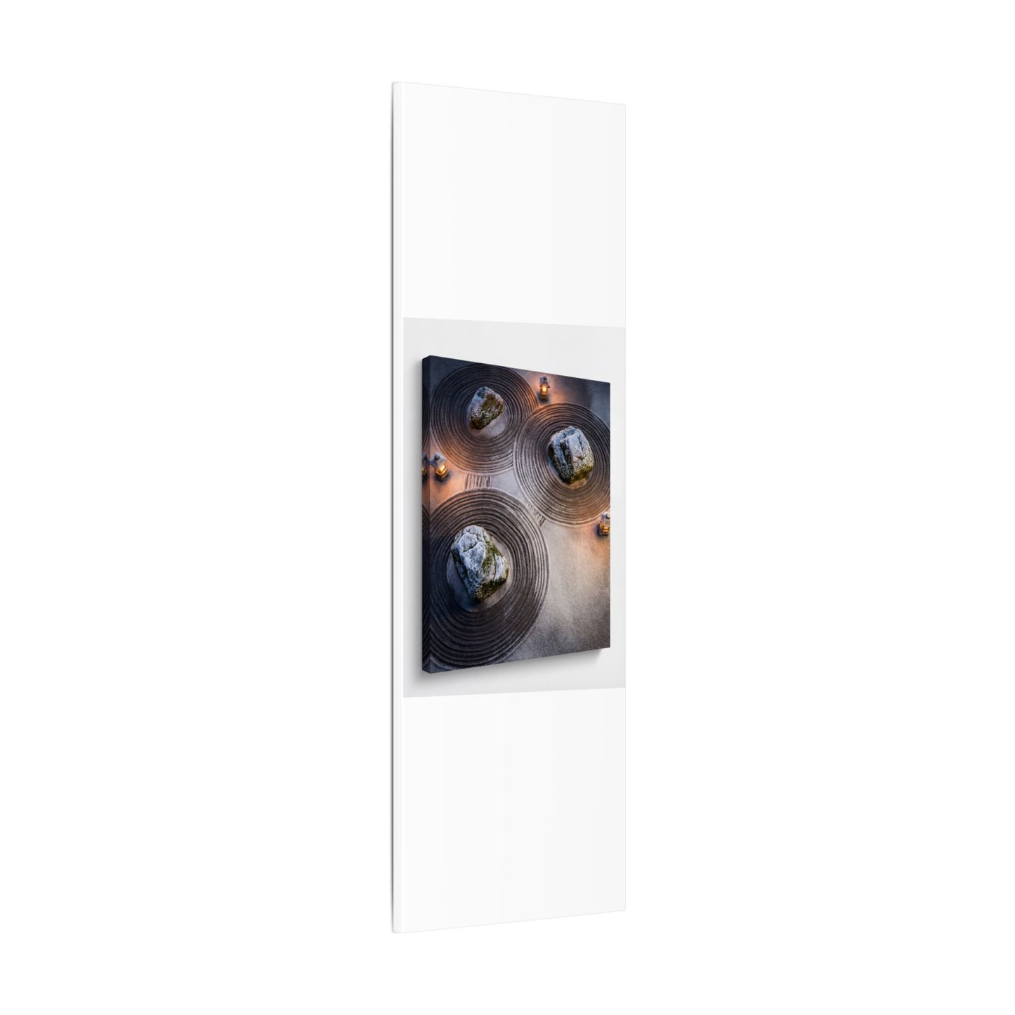 Candlelight Rock Garden Canvas Art - Japandi Ma