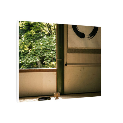 Tea Ceremony Enso Canvas Art | Serene Zen Art