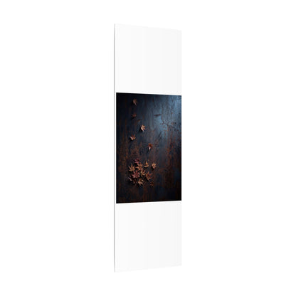 Moonlight Rust Patina Canvas Art - Dark Japandi Mono No Aware