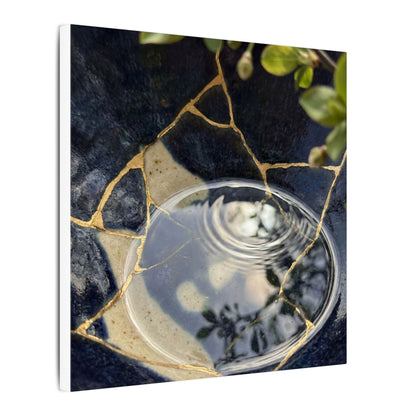 Water Ripple Spring Canvas Art | Kintsugi Beautiful Design