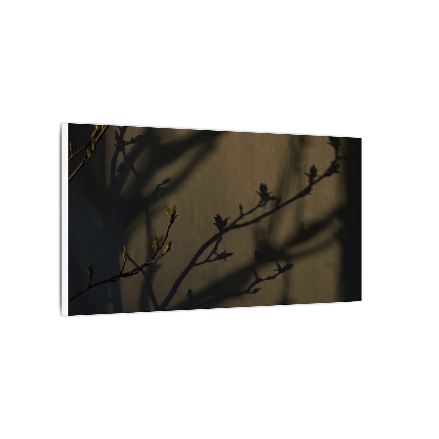 Seijaku Shadow Play Canvas Art - Dark Japandi Charcoal Ink