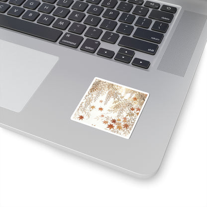 Wisteria Sticker | Autumn Japandi Japanese Pattern Art