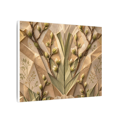 Kanso Paper Fold Canvas Art - Japandi Japanese Pattern