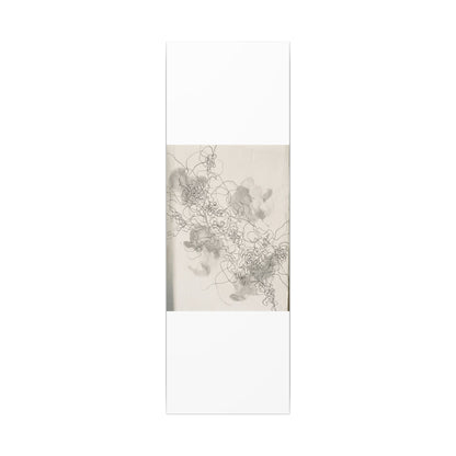 Summer Shadow Play Minimal Line Canvas Art | Earthy Decor