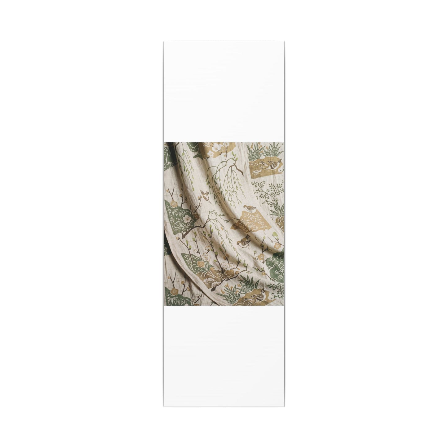 Silk Drape Canvas Art | Spring Japandi Japanese Pattern Art