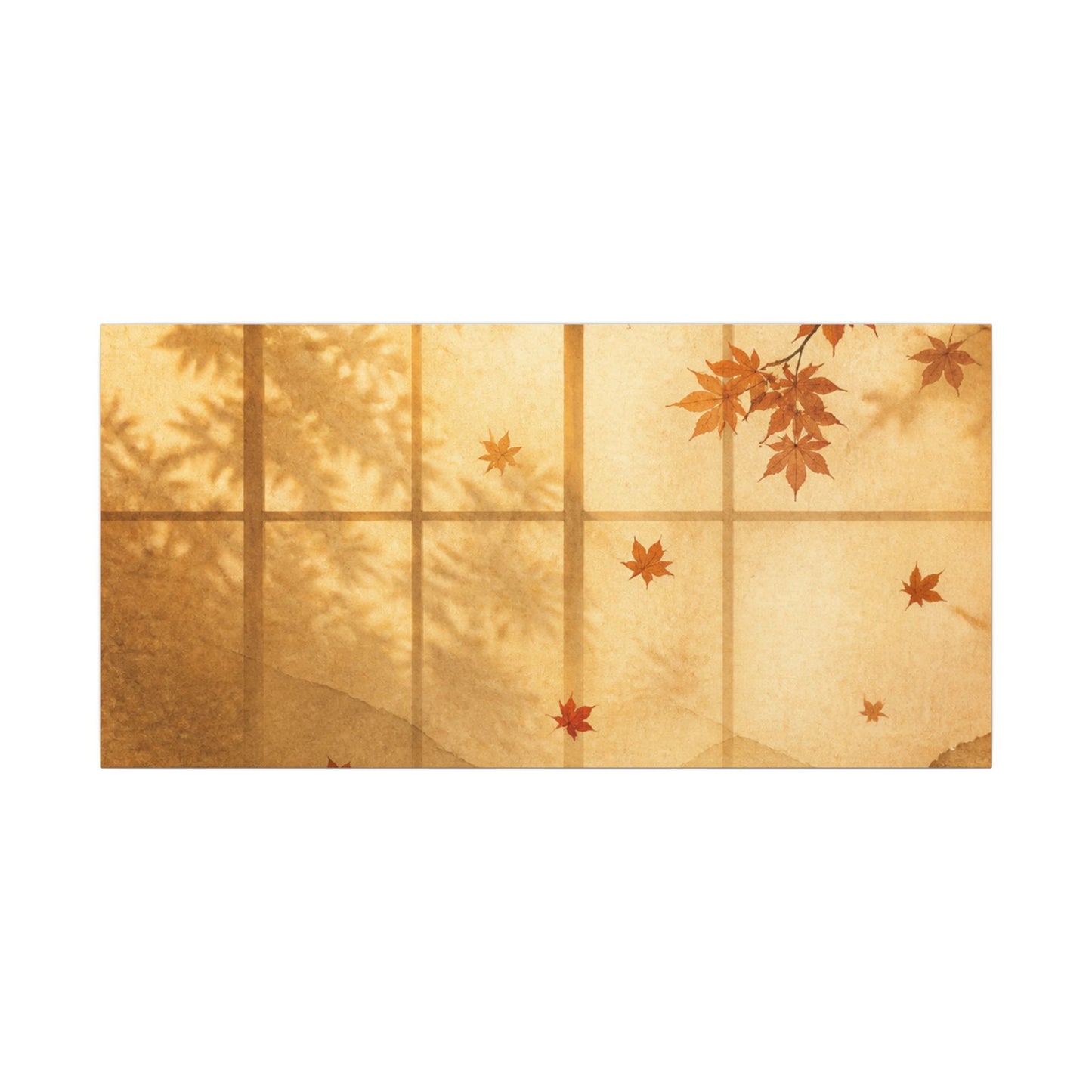 Shoji Screen Texture Canvas Art | Earthy Japandi Art
