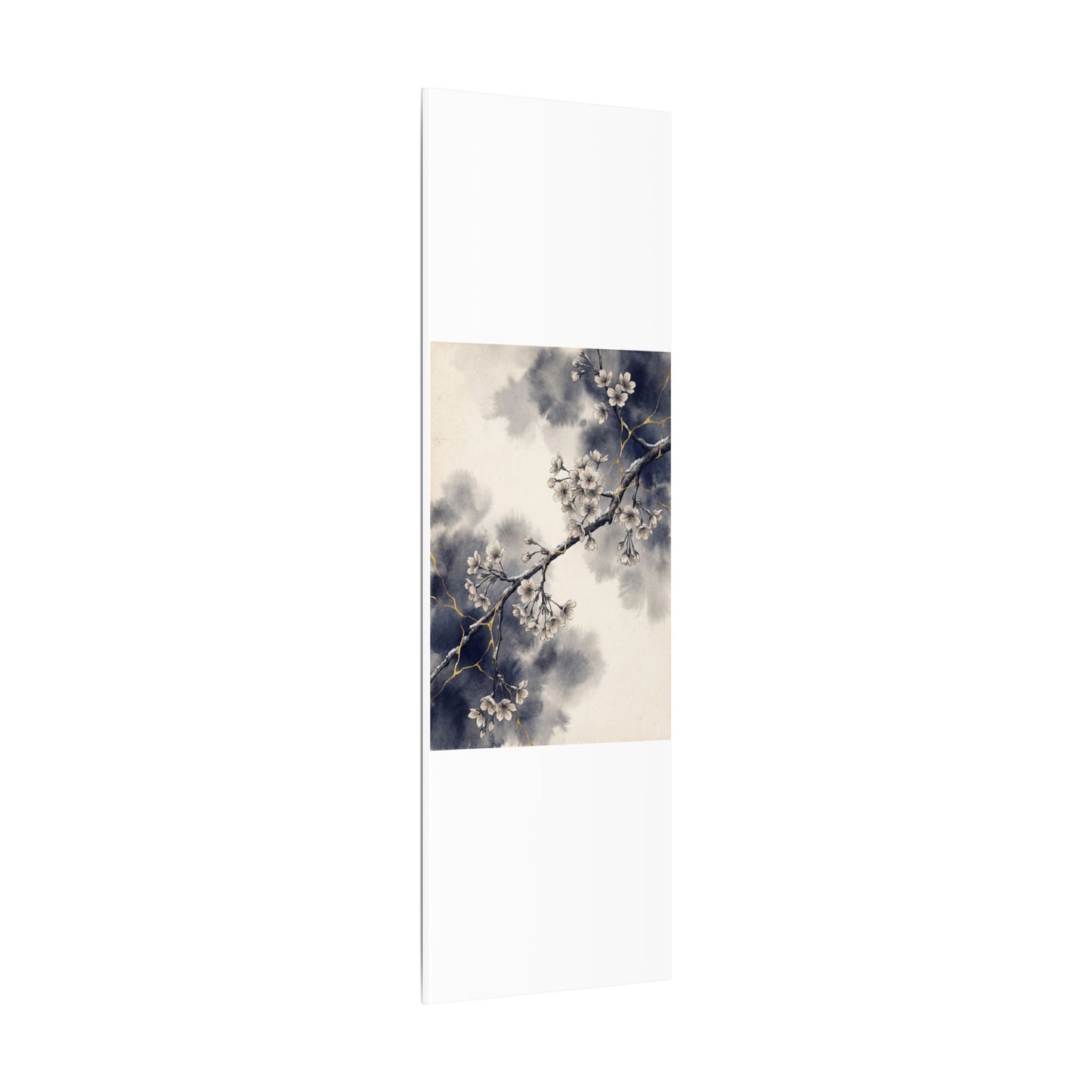 Ma Cherry Blossom Canvas Art - Kintsugi Gold Vein