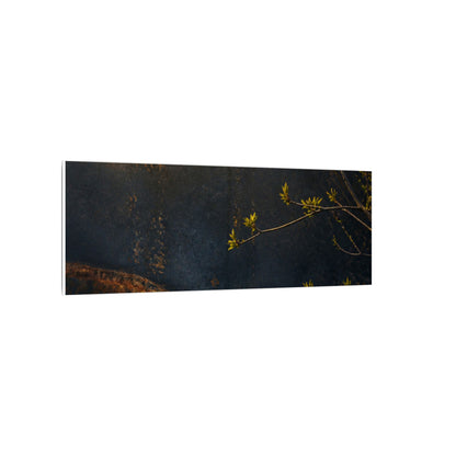 Spring Rust Patina Dark Texture Canvas Art | Moody Decor