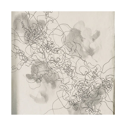 Datsuzoku Shadow Play Wall Art Print - Dark Japandi Dark Texture