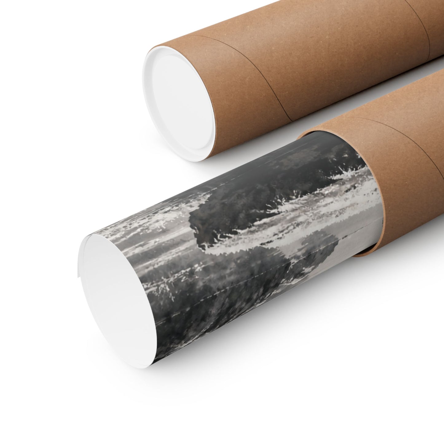Dappled Incense Smoke Wall Art Print - Zen Seijaku