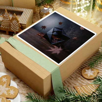 Luxurious Paper Fold Sticker - Shadow Zen Dark Japandi