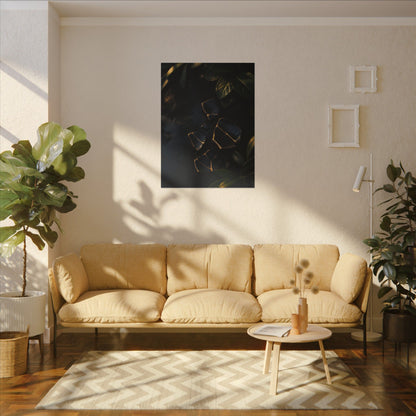 Summer Broken Pottery Moody Minimal Canvas Art | Atmospheric Decor