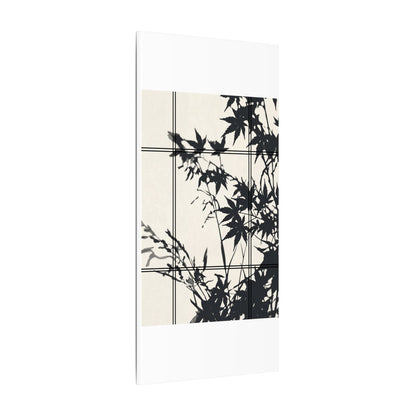 Shoji Screen Canvas Art | Summer Japandi Minimal Line Art