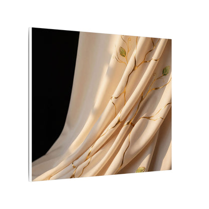 Golden Hour Silk Drape Canvas Art - Kintsugi Fukinsei