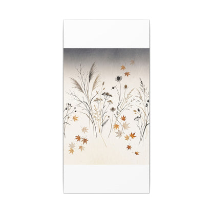 Dawn Dried Flowers Canvas Art - Japandi Kanso