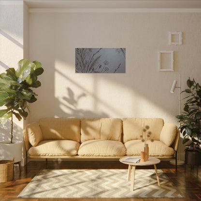 Spring Dried Flowers Japanese Pattern Canvas Art | Cozy Decor