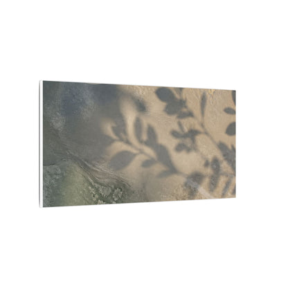 Japandi Shadow Play in Moonlight | Texture Canvas Art