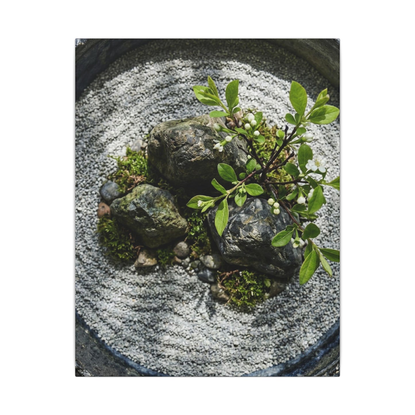 Zen Ceramic Bowl in Dappled | Karesansui Canvas Art