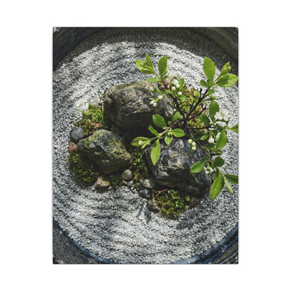 Zen Ceramic Bowl in Dappled | Karesansui Canvas Art