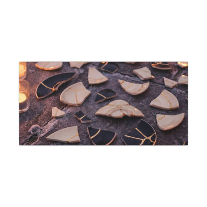 Winter Broken Pottery Broken Beauty Canvas Art | Beautiful Decor
