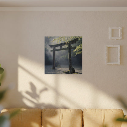 Torii Gate Canvas Art | Spring Zen Karesansui Art
