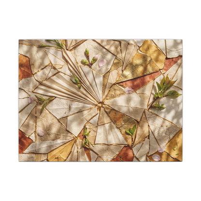 Resilient Paper Fold Canvas Art - Gold Repair Kintsugi Art Print
