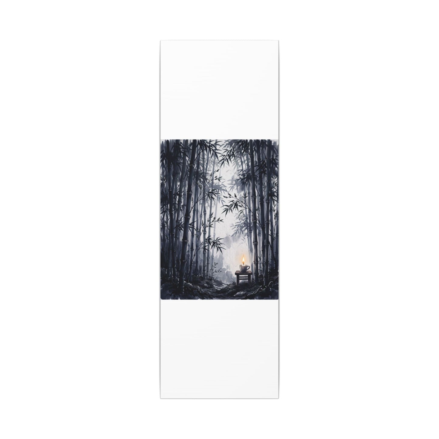 Tranquil Bamboo Grove Canvas Art - Sumi E Zen