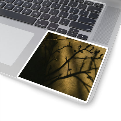 Moody Shadow Play Sticker - Shadow Zen Dark Japandi
