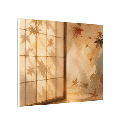 Candlelight Shoji Screen Canvas Art - Japandi Ma