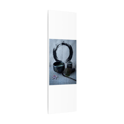 Tea Ceremony Canvas Art | Winter Zen Enso Art