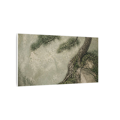 Fukinsei Pine Tree Canvas Art - Japandi Texture