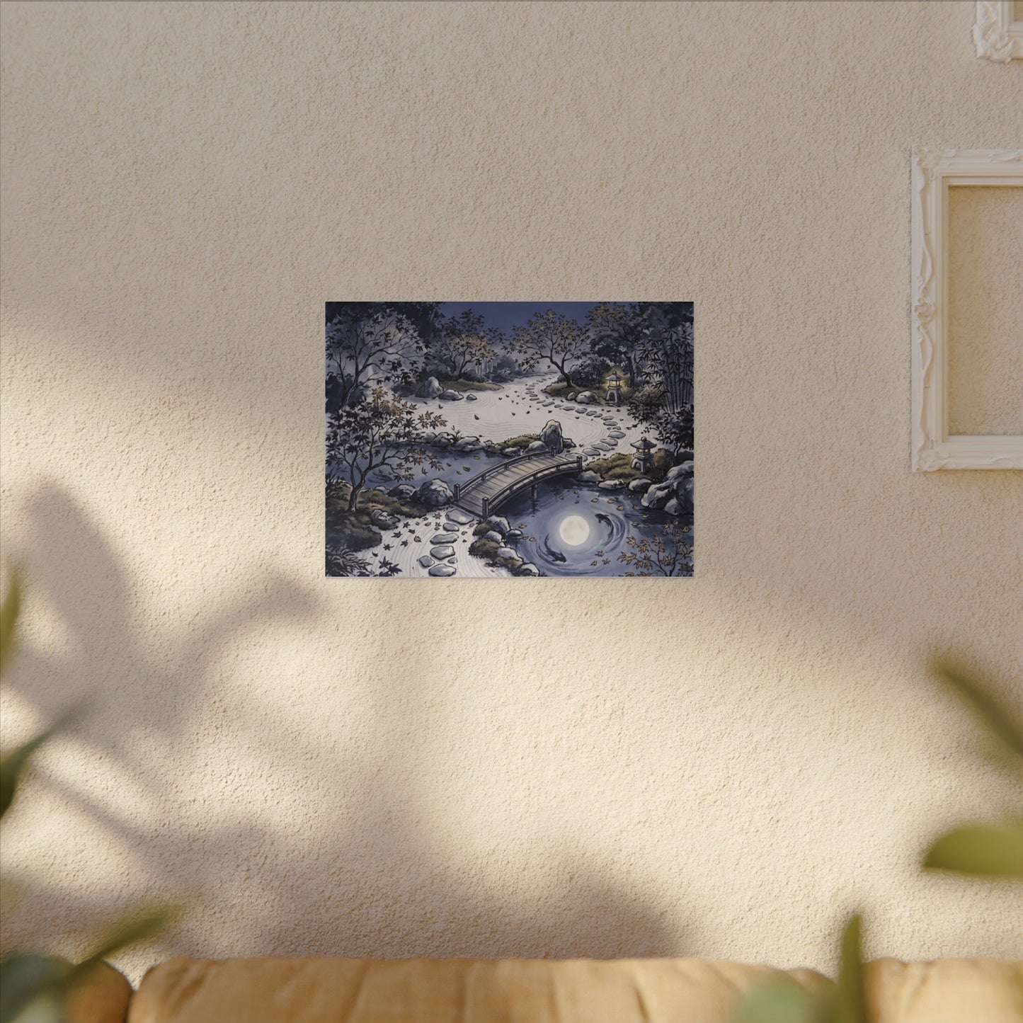 Torii Gate Enso Canvas Art | Contemplative Zen Art