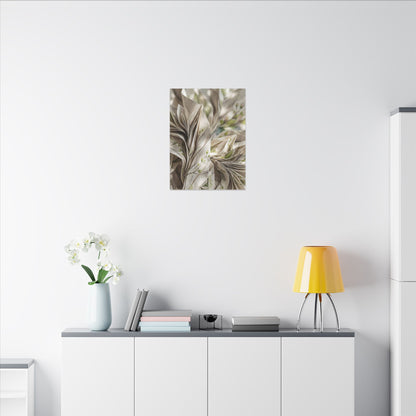 Fukinsei Paper Fold Canvas Art - Japandi Watercolor