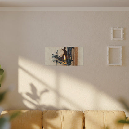 Winter Shoji Screen Broken Beauty Canvas Art | Resilient Decor