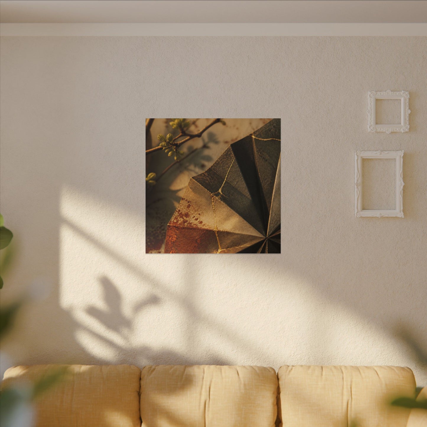 Ma Paper Fold Canvas Art - Kintsugi Broken Beauty