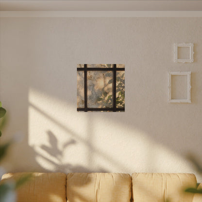 Golden Hour Shoji Screen Canvas Art - Japandi Mono No Aware