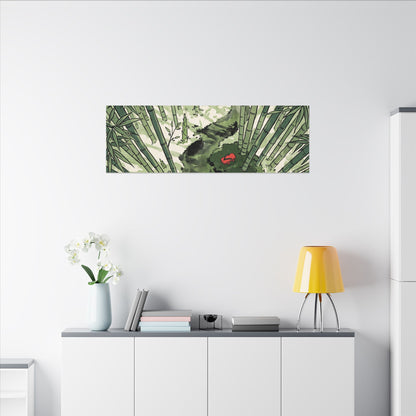Peaceful Bamboo Grove Canvas Art - Ukiyo E Inspired Zen