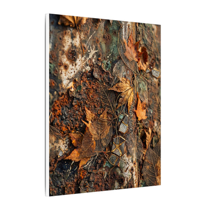Rust Patina Canvas Art | Autumn Japandi Texture Art