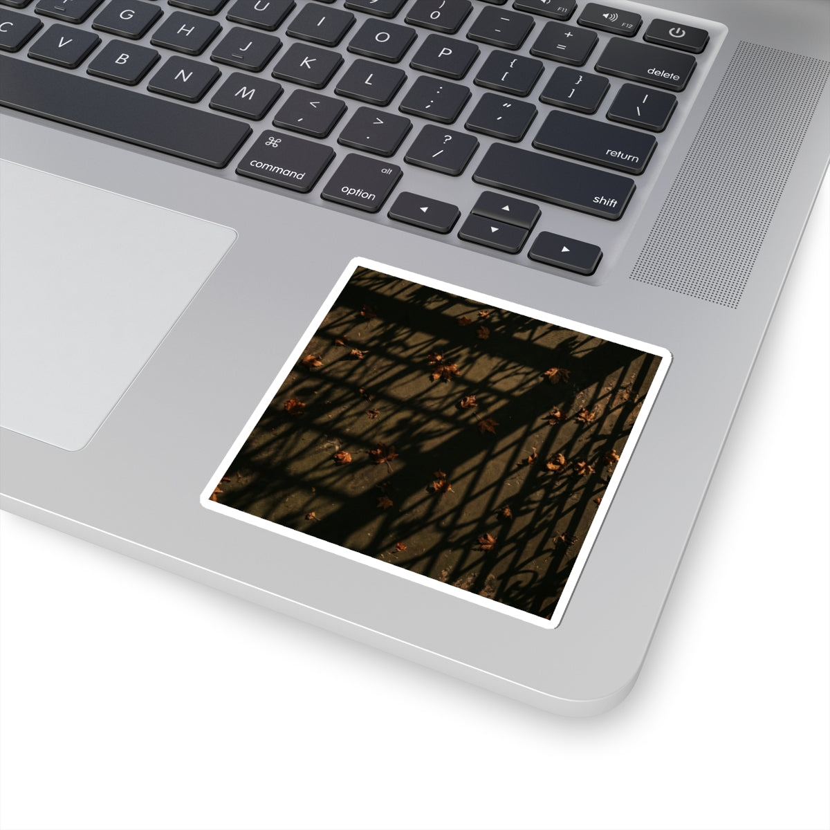 Shadow Play Sticker | Autumn Dark Japandi Moody Minimal Art Art Print