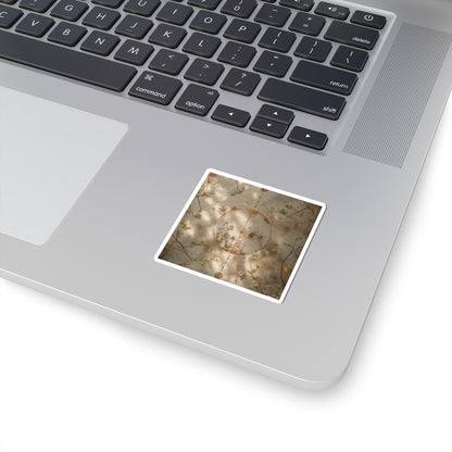 Kanso Rust Patina Sticker - Japandi Japanese Pattern