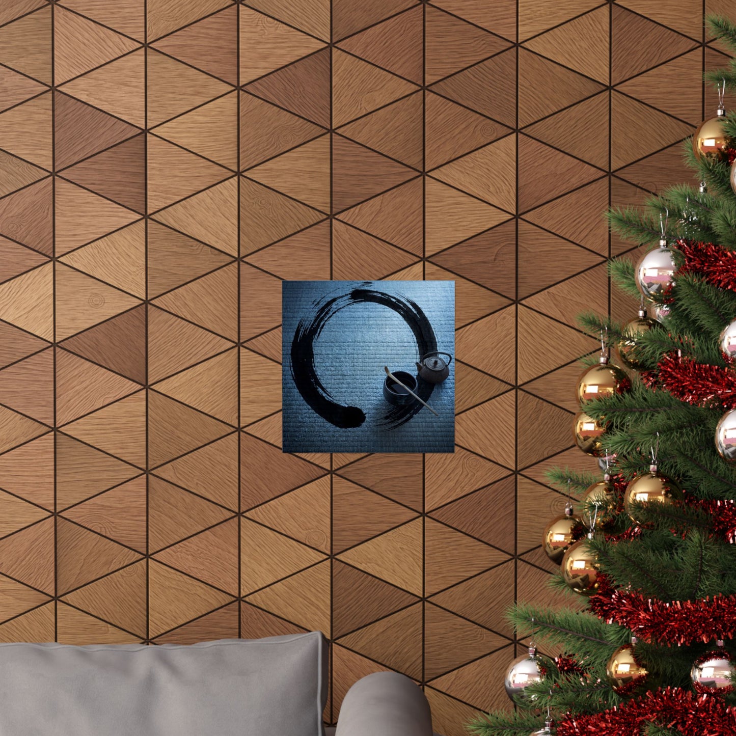 Peaceful Tea Ceremony Wall Art Print - Enso Zen