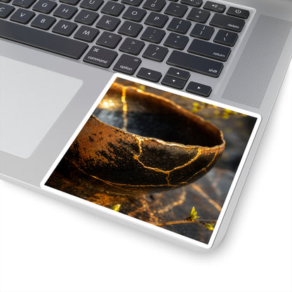 Ceramic Bowl Gold Vein Sticker | Resilient Kintsugi Art