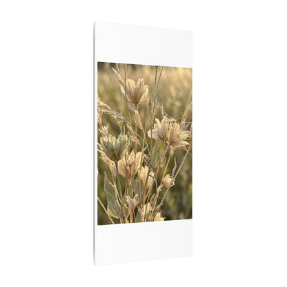 Summer Dried Flowers Minimal Line Canvas Art | Cozy Decor