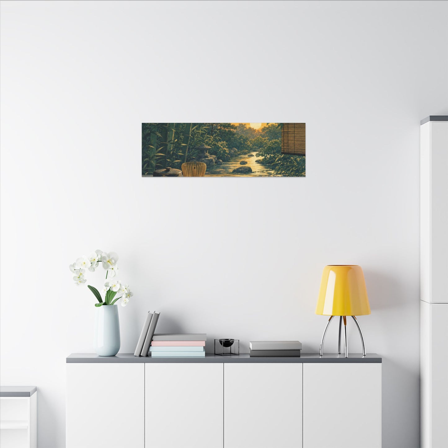 Ma Tea Ceremony Canvas Art - Zen Ukiyo E Inspired