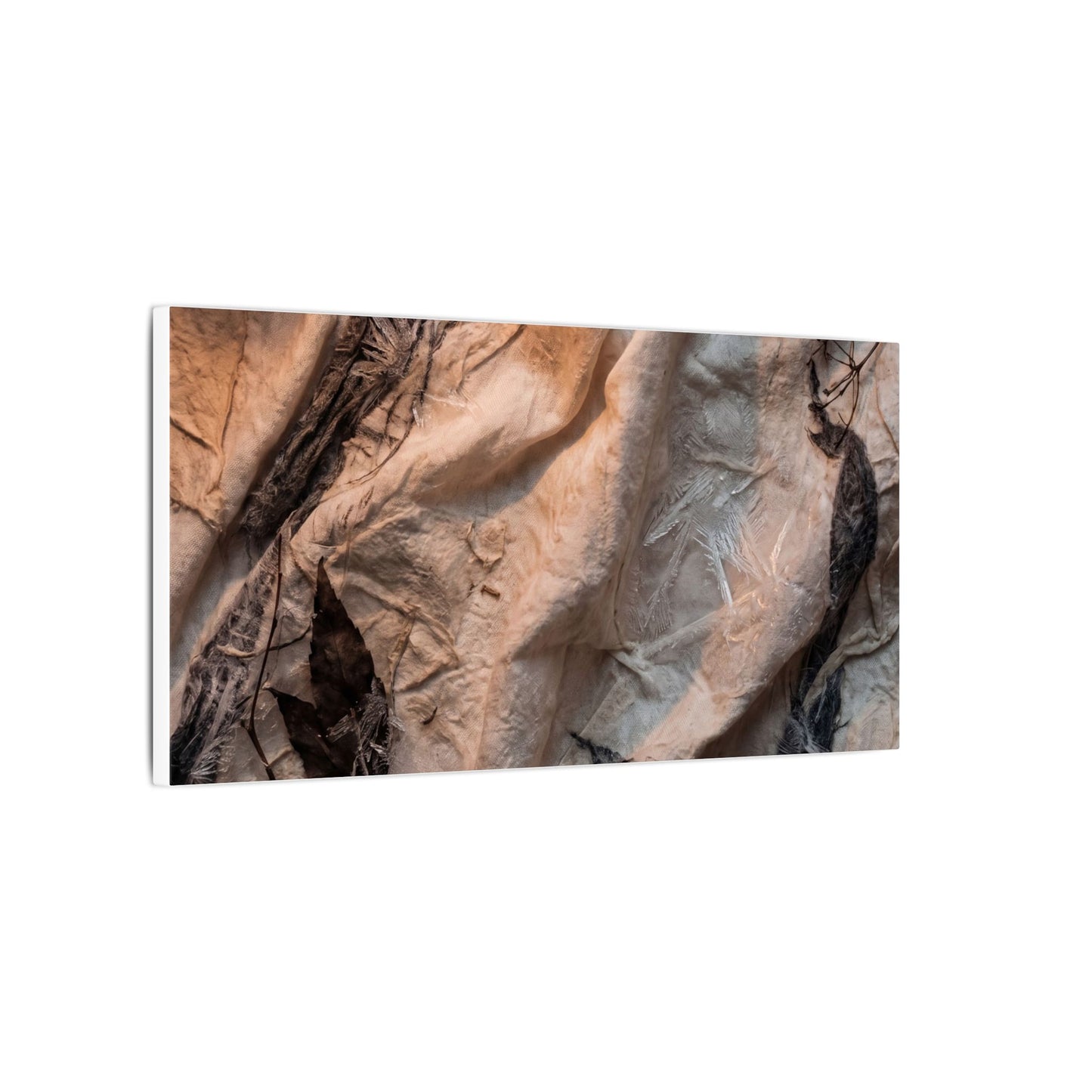 Candlelight Silk Drape Canvas Art - Japandi Mono No Aware